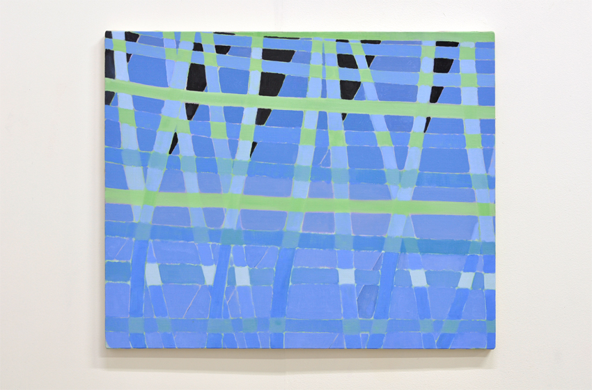 Katsuya Kobari Blue and Green Lattice